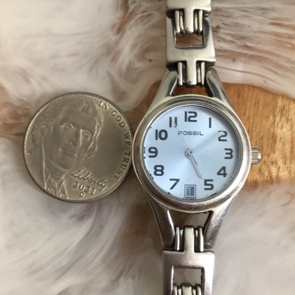 🖤FOSSIL silver & blue watch - Picture 12 of 15